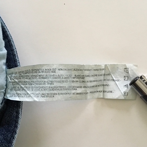 FDJ French Dressing Olivia Jeans 10 Blue Embroidered Pencil Ankle Denim Boho - Picture 9 of 13